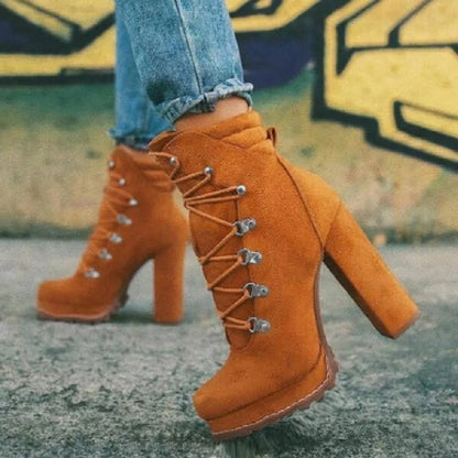 Bottes Elvas - Élégantes, confortables et chaudes de style militaire