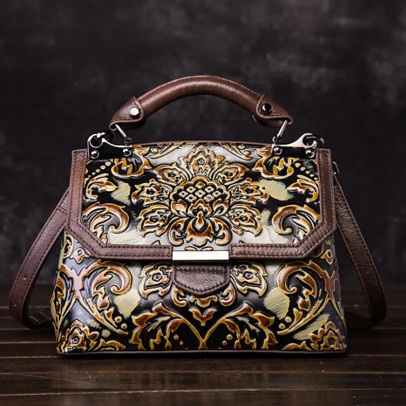 Sac à rabat Aurora Vintage – Fabriqué en cuir véritable de première qualité 