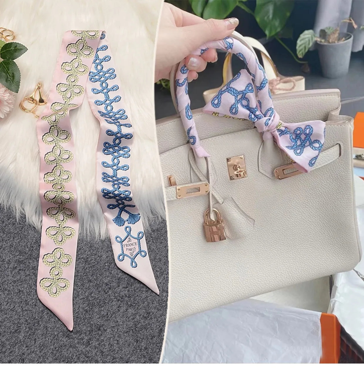 Lusitanna Key Ribbon – Lenço Elegante