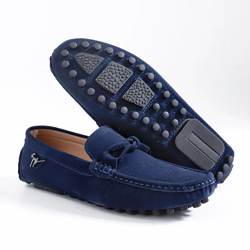Edward - Mocassins Elegantes em Camurça