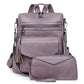 Mochila "Duo Fringe" – Estilo & Versatilidade para Viagem e Dia a Dia