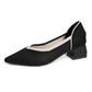 Narah Isadora Pump - Sapato de Salto Bloco muito Elegante e Confortável