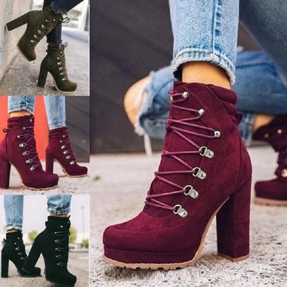 Bottes Elvas - Élégantes, confortables et chaudes de style militaire