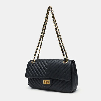 Véronique Chain – Genuine Leather Bag