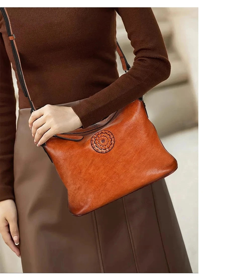 Siena Vintage Bag – Compact Genuine Leather