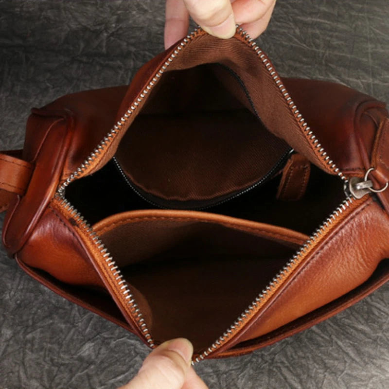 Sac Luna Vintage – Fabriqué en cuir véritable de première qualité