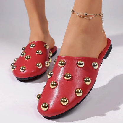 Verona Rivet – Mules Casuais Elegantes