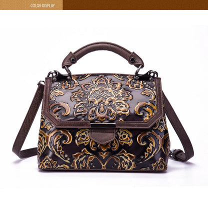 Sac à rabat Aurora Vintage – Fabriqué en cuir véritable de première qualité 