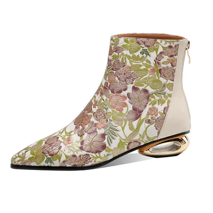 Bottes Yellow Daux en cuir véritable