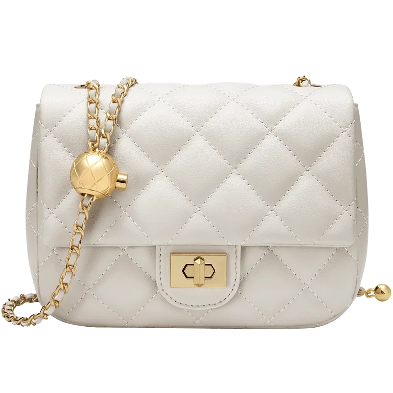 Louvre Mini Chain – Genuine Leather Handbag
