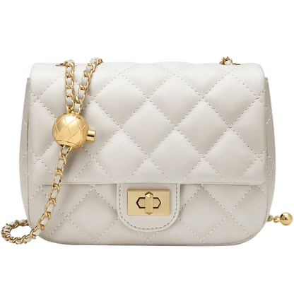 Louvre Mini Chain – Genuine Leather Handbag