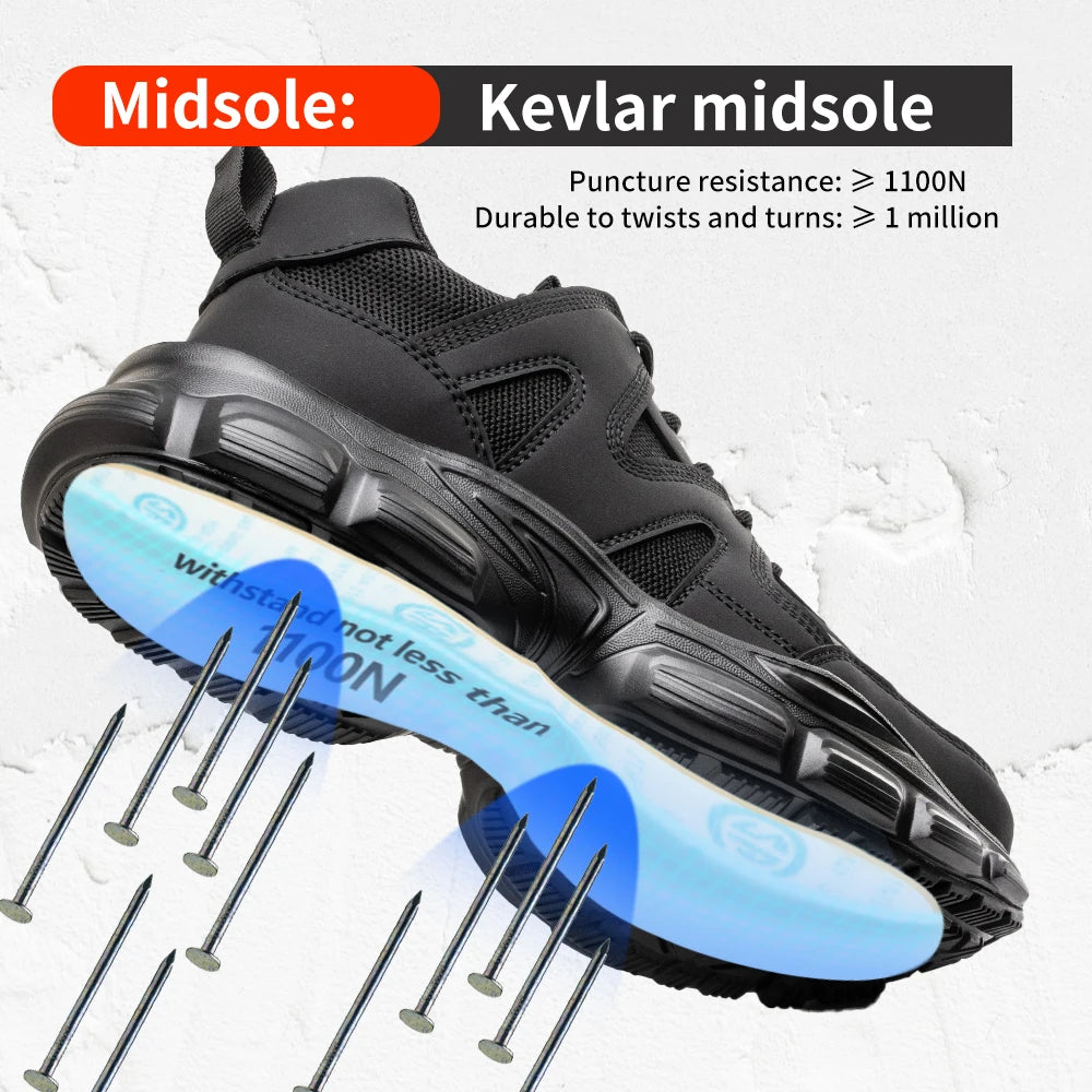 ForgeRunner FZ58 - Sapato de Segurança Desportivo com Biqueira de Aço
