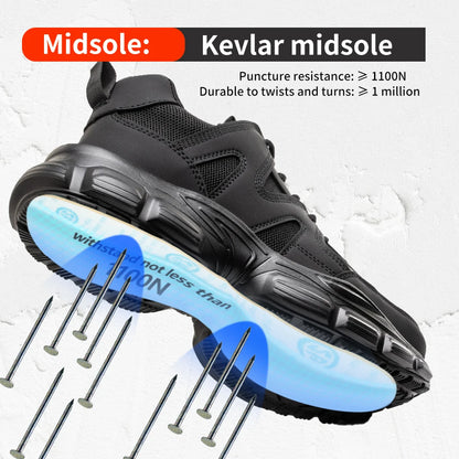 ForgeRunner FZ58 - Sapato de Segurança Desportivo com Biqueira de Aço