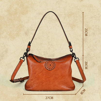 Siena Vintage Bag – Compact Genuine Leather