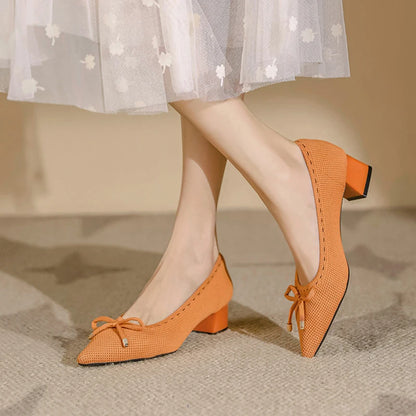 Lianna Pump - Very Elegant and Comfortable Block Heel Shoe