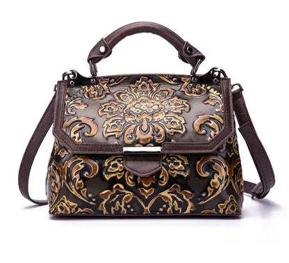 Sac à rabat Aurora Vintage – Fabriqué en cuir véritable de première qualité 