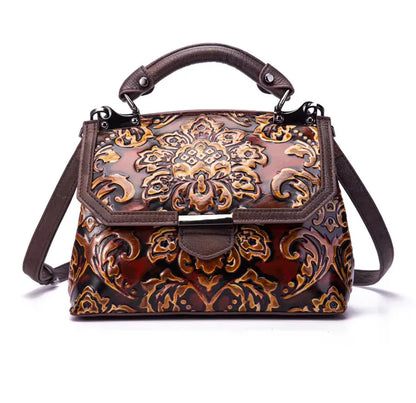 Sac à rabat Aurora Vintage – Fabriqué en cuir véritable de première qualité 