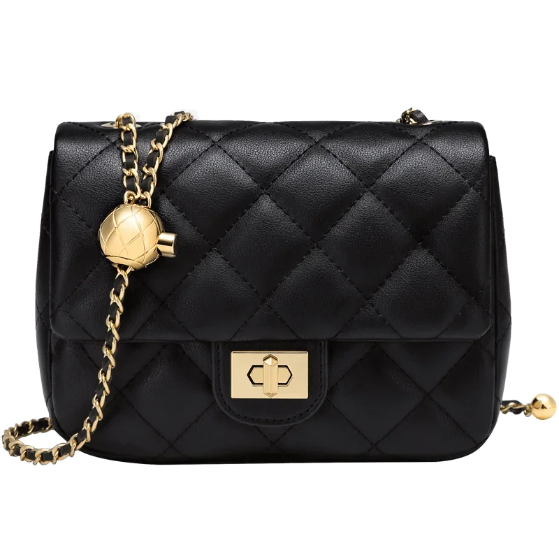 Louvre Mini Chain – Genuine Leather Handbag