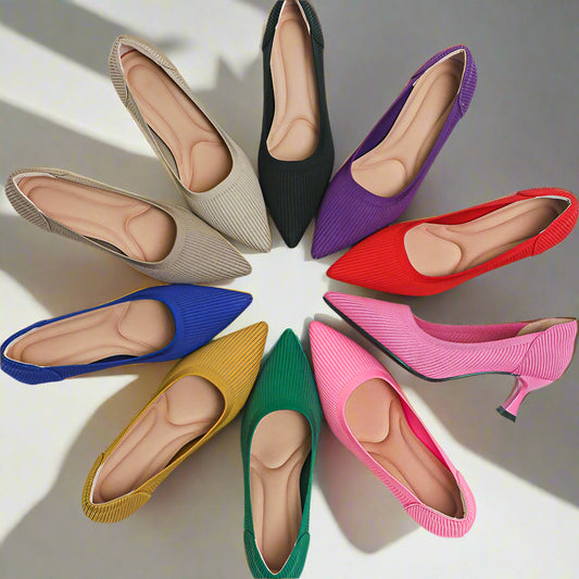 Diana Isadora Stiletto - Sapato de Salto Médio muito Elegante e Confortável
