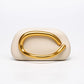 Clutch Rígida "Glamour" com Corrente e Detalhes em Gold