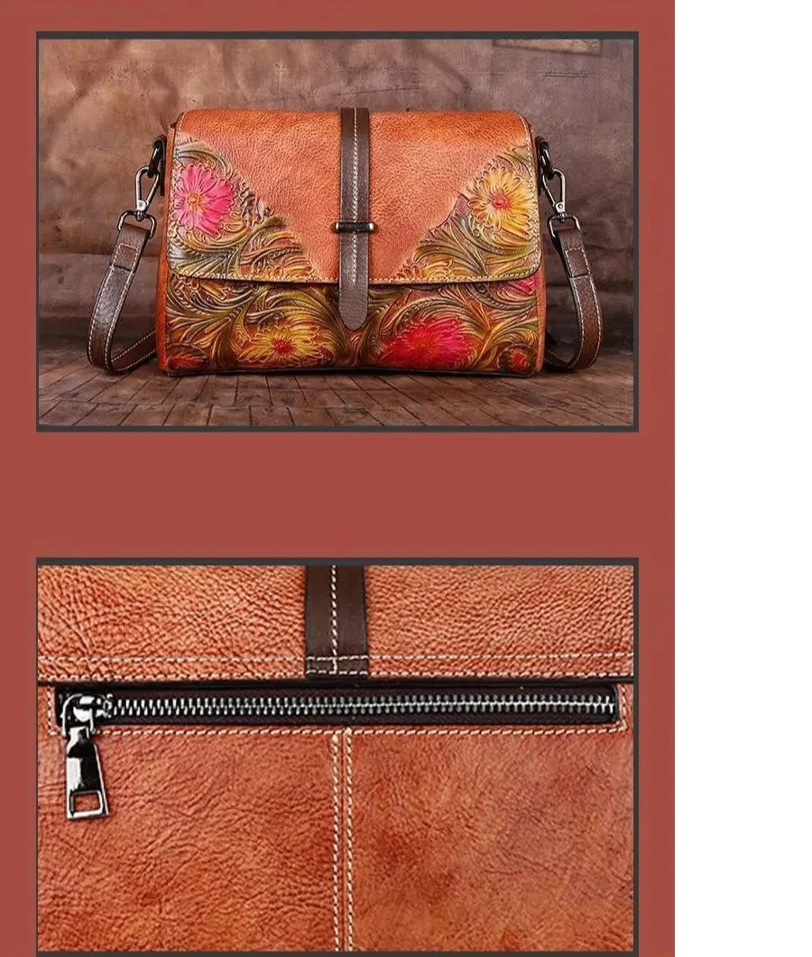 Sac Valentina Vintage – Fabriqué en cuir véritable de première qualité
