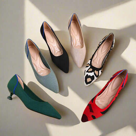Miss Isadora Pump Chic - Sapato de Salto Bloco muito Elegante e Confortável
