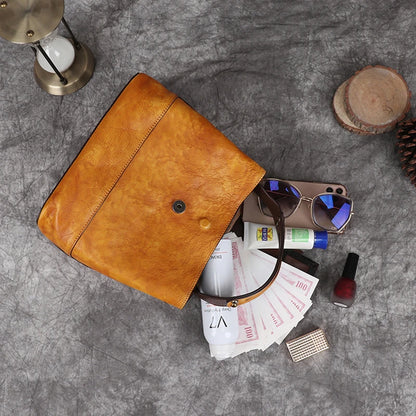 Sac seau Helena Vintage – Fabriqué en cuir véritable de première qualité