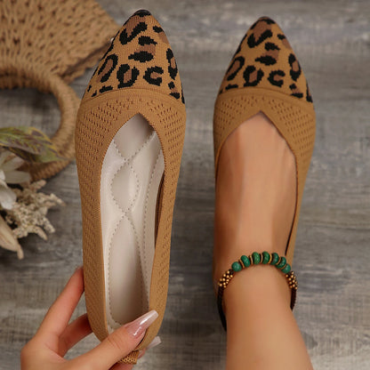 LeopardIsa- Sapato estilo bailarina muito elegante e confortável
