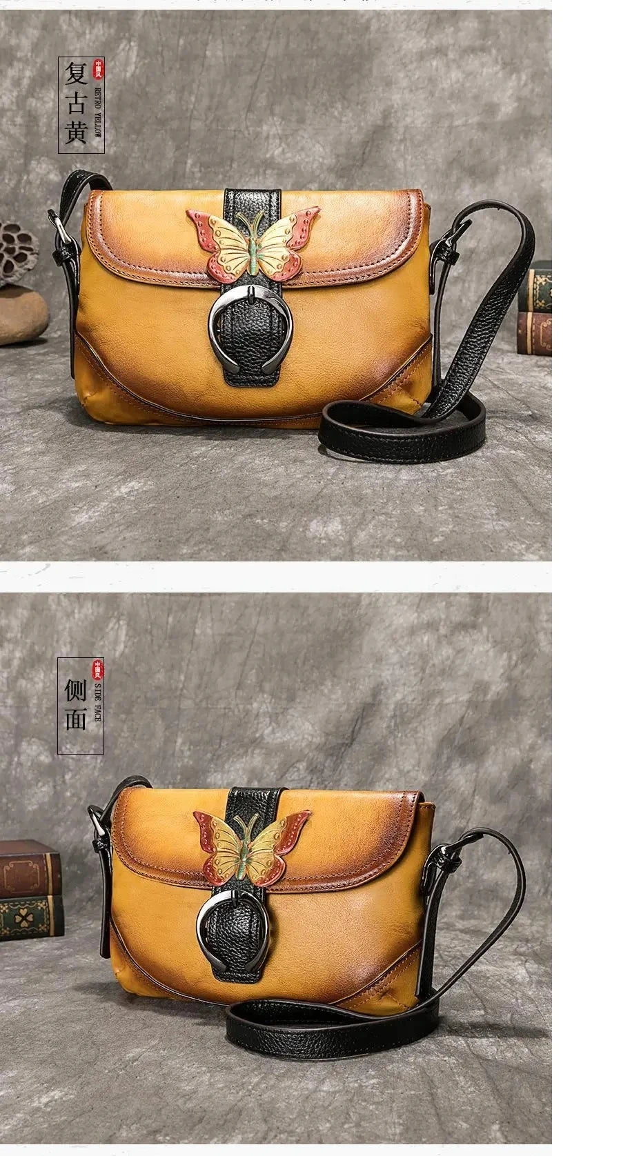 Sofia Vintage Art Bag – In Genuine Premium Leather