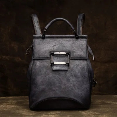 Mochila Verona Vintage – Em Couro Genuíno Premium