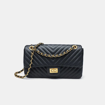Véronique Chain – Genuine Leather Bag