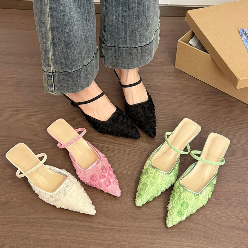 Selom – Mules de Salto Elegante