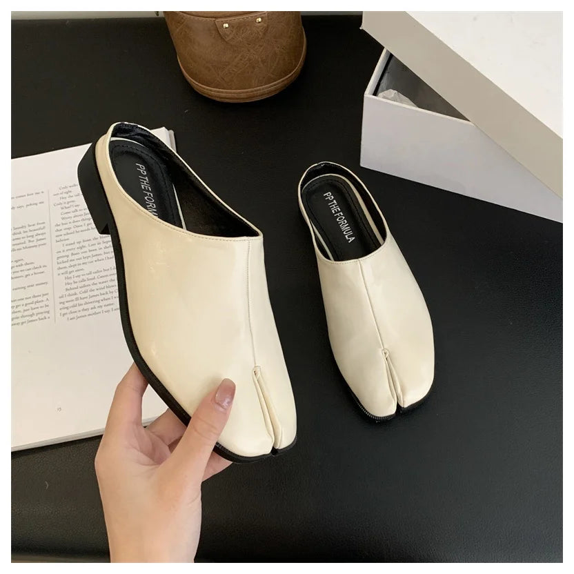 Mules Tabi Confortáveis – Design Japonês Moderno