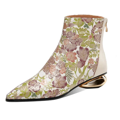 Bottes Yellow Daux en cuir véritable