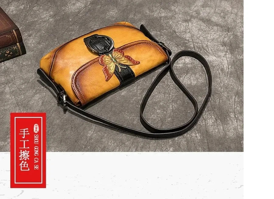 Sofia Vintage Art Bag – In Genuine Premium Leather