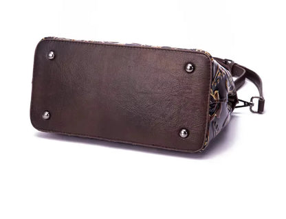 Sac à rabat Aurora Vintage – Fabriqué en cuir véritable de première qualité 