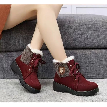 Terenne - Women's Retro Boots with Fleece Lining