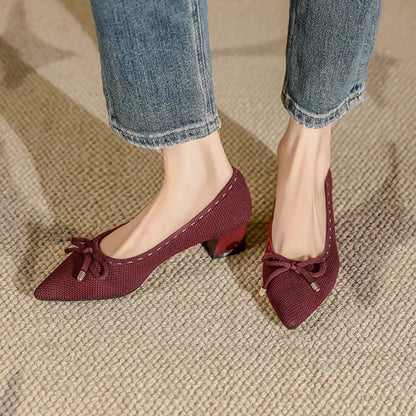 Lianna Pump - Very Elegant and Comfortable Block Heel Shoe