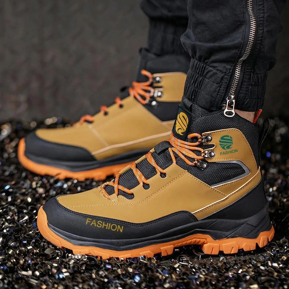 TitanGuard 219 - Bota de Segurança com Kevlar e Biqueira de Aço