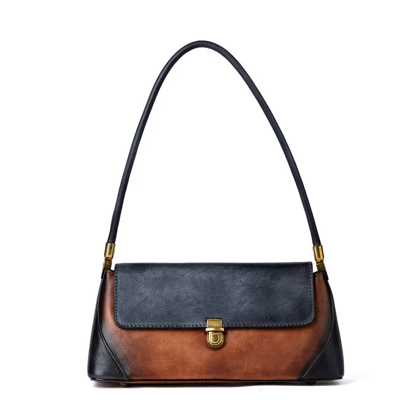 Bolsa Capri Vintage – Couro Genuíno Compacto