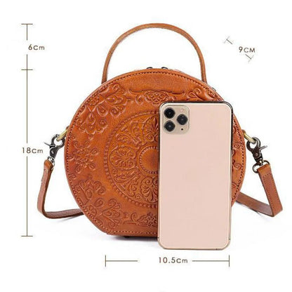 Sac vintage oriental en jade – Fabriqué en cuir véritable de qualité supérieure