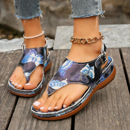 Yulia Borboleta - Sandália ( Semi-Ortopédica )