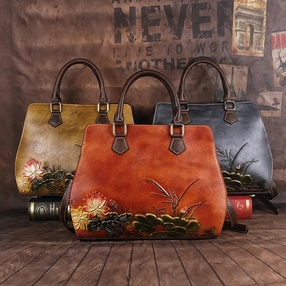 Sac toscan vintage – Fabriqué en cuir véritable fait main 