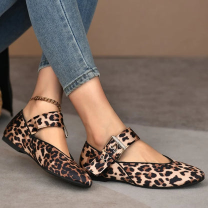 Leopard - Sapato Flat confortável