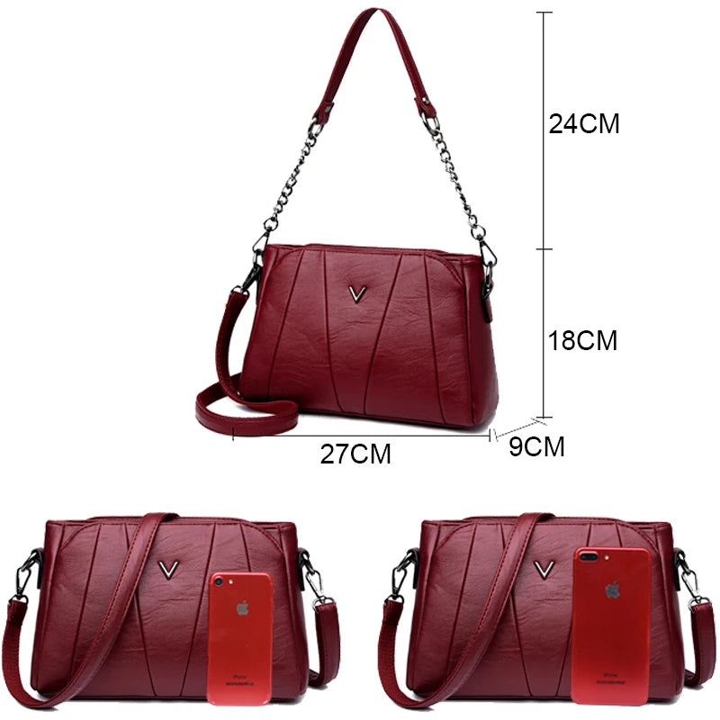 Mala Vintage Feminina LANYIBAIGE – Bolsa de Ombro e Tiracolo