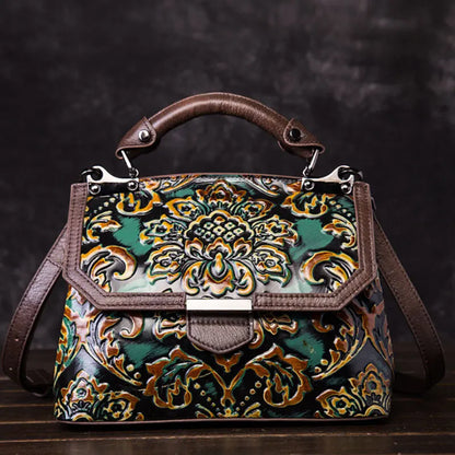 Sac à rabat Aurora Vintage – Fabriqué en cuir véritable de première qualité 