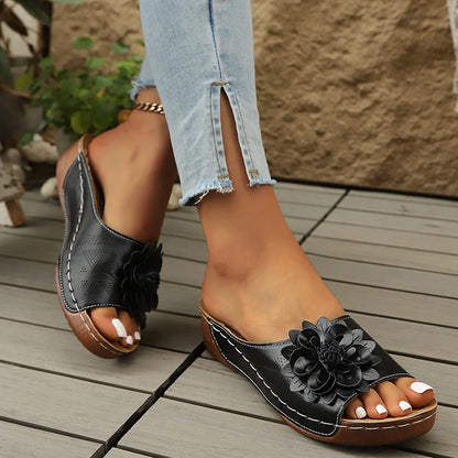 Florim – Sandálias Conforto Floral