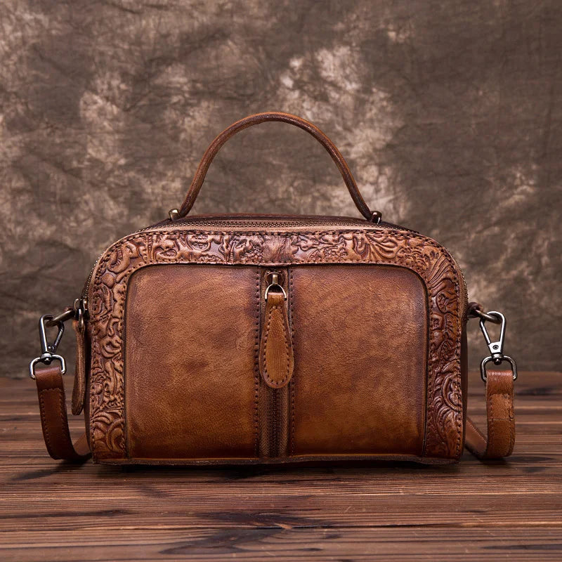 Mala Alba Vintage – Em Couro Genuíno Premium