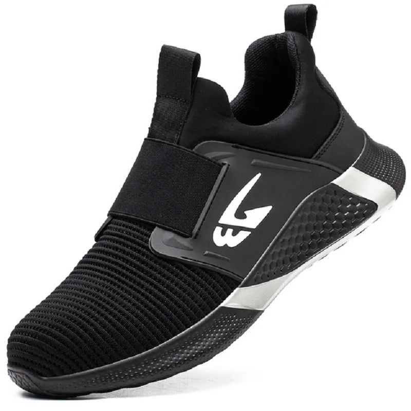 SwiftGuard YT781 - Sapato de Segurança Slip-On com Biqueira de Aço