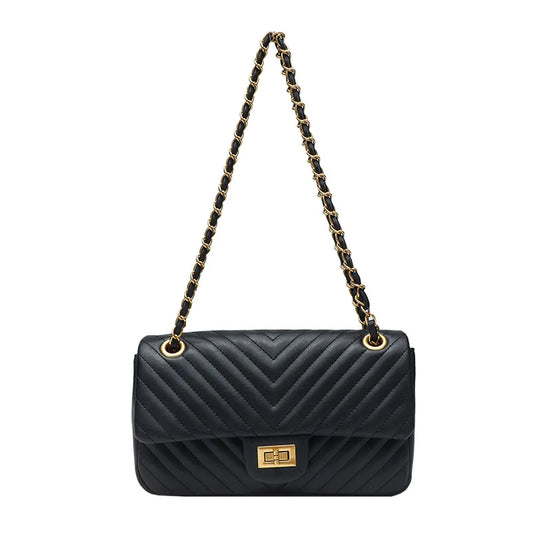 Véronique Chain – Bolsa em Couro Genuíno